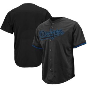 Los Angeles Dodgers Big &amp; Tall Pop Fashion Jersey - Black/Royal