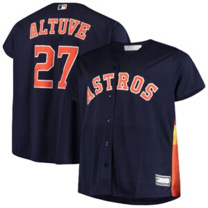Jose Altuve Houston Astros Majestic Big &amp; Tall Replica Player Jersey - Navy