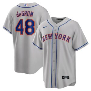 Jacob Degrom New York Mets Nike Road Replica Player Name Jersey - Gray