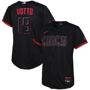 Joey Votto Cincinnati Reds Nike Preschool 2023 City Connect Replica Player Jersey - Black