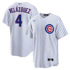 Nelson Vel&aacute;zquez Chicago Cubs Nike Home Replica Player Jersey - White