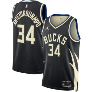 Giannis Antetokounmpo Milwaukee Bucks Jordan Brand Unisex Swingman Jersey For NBA Basketball Fans