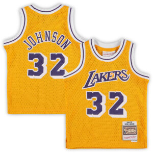 Magic Johnson Los Angeles Lakers Mitchell &amp; Ness Infant Retired Player Jersey For NBA Basketball Fans
