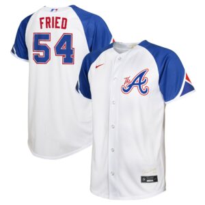 Max Fried Atlanta Braves Nike Youth 2023 City Connect Replica Player Jersey - White