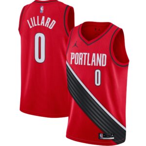 Damian Lillard Portland Trail Blazers Jordan Brand 2020/21 Swingman Jersey For NBA Basketball Fans