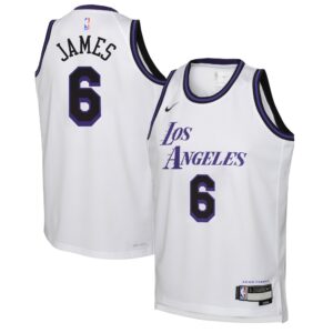 Lebron James Los Angeles Lakers Youth Swingman Jersey For NBA Basketball Fans