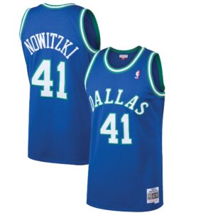 Dirk Nowitzki Dallas Mavericks Mitchell &amp; Ness 1998-99 Hardwood Classics Swingman Jersey For NBA Basketball Fans