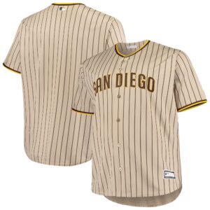 San Diego Padres Big &amp; Tall Road Replica Team Jersey - Brown