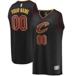 Cleveland Cavaliers Fanatics Branded Youth Fast Break Replica Custom Jersey For NBA Basketball Fans