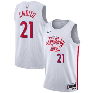Joel Embiid Philadelphia 76Ers Unisex 2022/23 Swingman Jersey For NBA Basketball Fans
