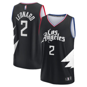 Kawhi Leonard La Clippers Fanatics Branded Fast Break Replica Player Jersey For NBA Basketball Fans