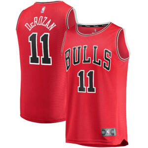 Demar Derozan Chicago Bulls Fanatics Branded 2021/22 Fast Break Replica Player Jersey For NBA Basketball Fans