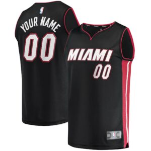 Miami Heat Fanatics Branded Fast Break Custom Replica Jersey For NBA Basketball Fans