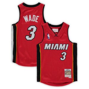 Dwyane Wade Miami Heat Mitchell &amp; Ness Preschool 2005-06 Hardwood Classics Player Jersey For NBA Basketball Fans