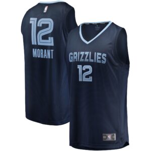 Ja Morant Memphis Grizzlies Fanatics Branded Big &amp; Tall Fast Break Player Jersey For NBA Basketball Fans