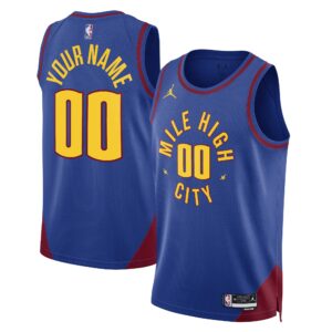 Denver Nuggets Jordan Brand Unisex 2022/23 Swingman Custom Jersey For NBA Basketball Fans