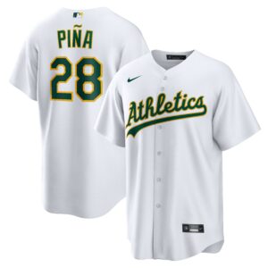 Manny Pi&ntilde;a Oakland Athletics Nike Home Replica Player Jersey - White