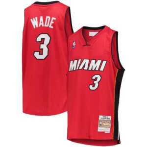 Dwyane Wade Miami Heat Mitchell &amp; Ness Youth 2005-06 Hardwood Classics Swingman Jersey For NBA Basketball Fans