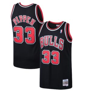 Scottie Pippen Chicago Bulls Mitchell &amp; Ness 1997-98 Hardwood Classics Swingman Jersey For NBA Basketball Fans