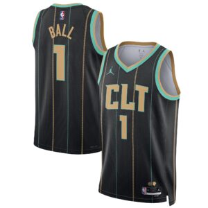 Lamelo Ball Charlotte Hornets Jordan Brand Unisex 2022/23 Swingman Jersey For NBA Basketball Fans