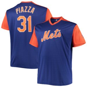 Mike Piazza New York Mets Cooperstown Collection Player Replica Jersey - Royal/Orange