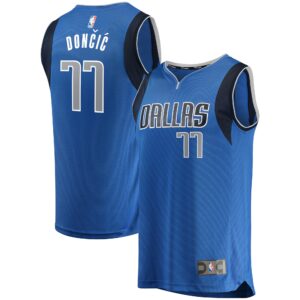 Luka Doncic Dallas Mavericks Fanatics Branded Fast Break Replica Jersey For NBA Basketball Fans