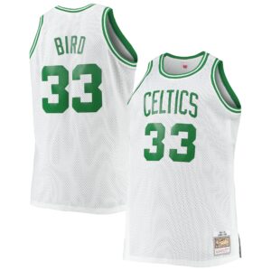 Larry Bird Boston Celtics Mitchell &amp; Ness Big &amp; Tall 1985/86 Hardwood Classics Swingman Jersey For NBA Basketball Fans