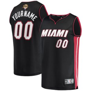 Miami Heat Fanatics Branded 2023 Finals Fast Break Custom Jersey For NBA Basketball Fans