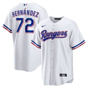 Jonathan Hern&aacute;ndez Texas Rangers Nike Home Replica Player Jersey - White