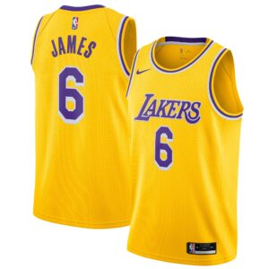 Lebron James Los Angeles Lakers 2021/22 #6 Swingman Player Jersey For NBA Basketball Fans