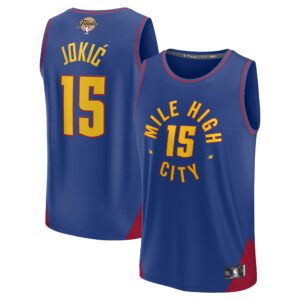 Nikola Jokic Denver Nuggets Fanatics Branded 2023 Finals Fast Break Player Jersey For NBA Basketball Fans