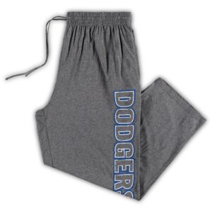 Los Angeles Dodgers Jersey Sleep Pants - Heathered Charcoal
