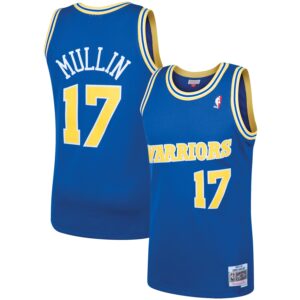 Chris Mullin Golden State Warriors Mitchell &amp; Ness 1993-94 Hardwood Classics Swingman Player Jersey For NBA Basketball Fans