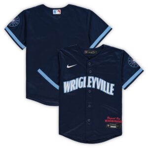 Chicago Cubs Nike Preschool Mlb City Connect Replica Team Jersey - Navy
