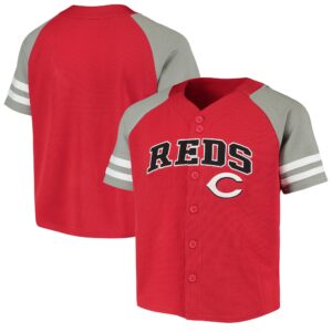 Cincinnati Reds Youth Team Jersey - Red/Gray