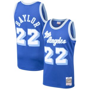 Elgin Baylor Los Angeles Lakers Mitchell &amp; Ness 1960-61 Hardwood Classics Swingman Player Jersey For NBA Basketball Fans