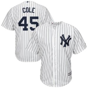 Gerrit Cole New York Yankees Big &amp; Tall Replica Player Jersey - White/Navy