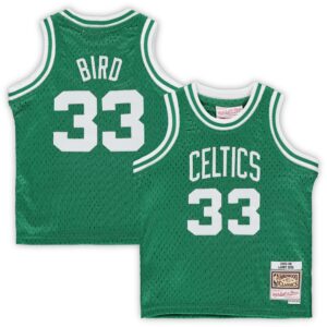 Larry Bird Boston Celtics Mitchell &amp; Ness Infant 1985/86 Hardwood Classics Retired Player Jersey For NBA Basketball Fans