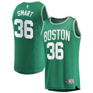 Marcus Smart Boston Celtics Fanatics Branded Fast Break Replica Player Jersey For NBA Basketball Fans