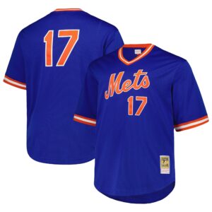 Keith Hernandez New York Mets Mitchell &amp; Ness 1986 Cooperstown Collection Mesh Pullover Jersey - Royal