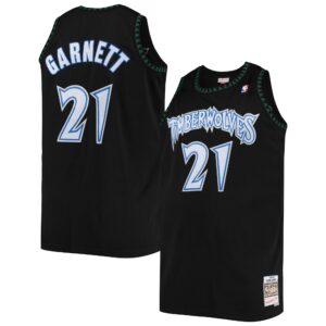 Kevin Garnett Minnesota Timberwolves Mitchell &amp; Ness Big &amp; Tall Hardwood Classics Jersey For NBA Basketball Fans