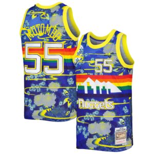 Dikembe Mutombo Denver Nuggets Mitchell &amp; Ness Hardwood Classics Lunar New Year Swingman Jersey For NBA Basketball Fans