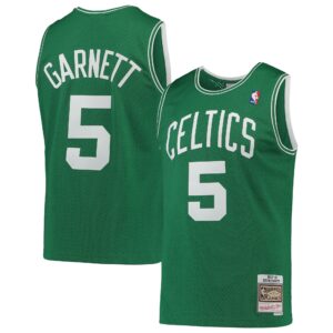Kevin Garnett Boston Celtics Mitchell &amp; Ness Hardwood Classics 2007-08 Swingman Jersey For NBA Basketball Fans