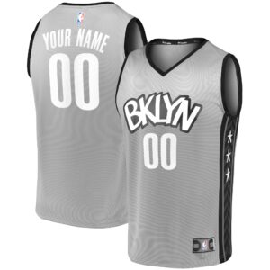 Brooklyn Nets Fanatics Branded Fast Break Replica Custom Jersey For NBA Basketball Fans