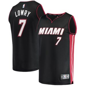 Kyle Lowry Miami Heat Fanatics Branded Fast Break Replica Jersey For NBA Basketball Fans
