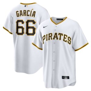 Jarl&iacute;n Garc&iacute;a Pittsburgh Pirates Nike Home Replica Player Jersey - White