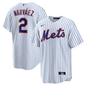 Omar Narv&aacute;ez New York Mets Nike Home Replica Player Jersey - White