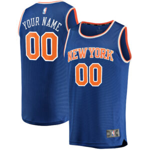 New York Knicks Fanatics Branded Youth Fast Break Custom Replica Jersey For NBA Basketball Fans