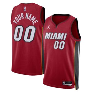 Miami Heat Jordan Brand Unisex 2022/23 Swingman Custom Jersey For NBA Basketball Fans