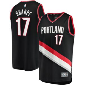 Shaedon Sharpe Portland Trail Blazers Fanatics Branded 2022 Draft First Round Pick Fast Break Replica Player Jersey For NBA Basketball Fans